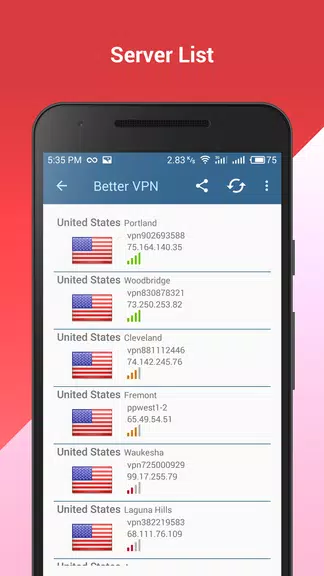 Better VPN -Free Unlimited VPN & WiFi Privacy Screenshot 4