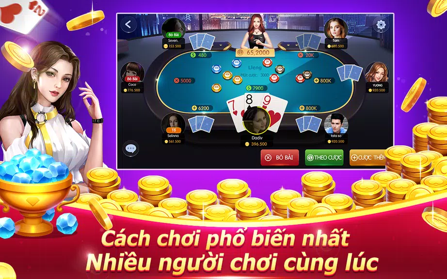 Lộc77-Tiến lên liêng ba cây Screenshot 2