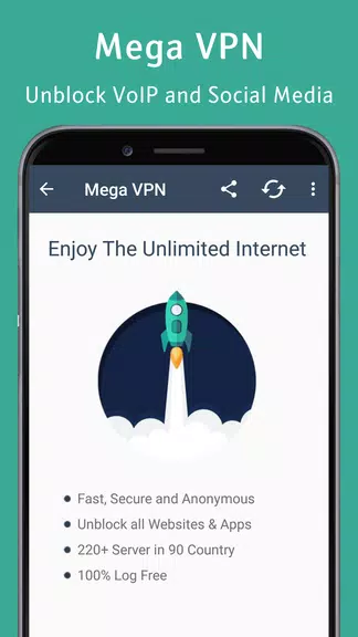 Mega VPN Pro - Unblock Apps & Websites FREE Screenshot 3