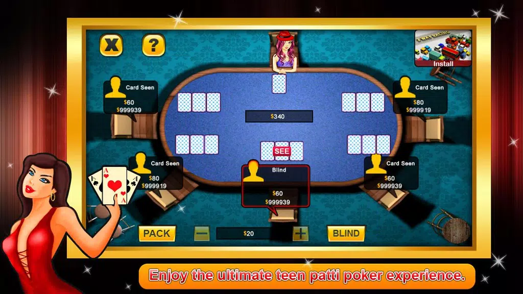 Teen Patti poker Screenshot 1