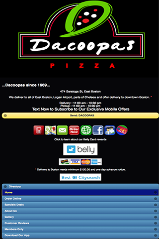 Dacoopas Pizza Screenshot 1