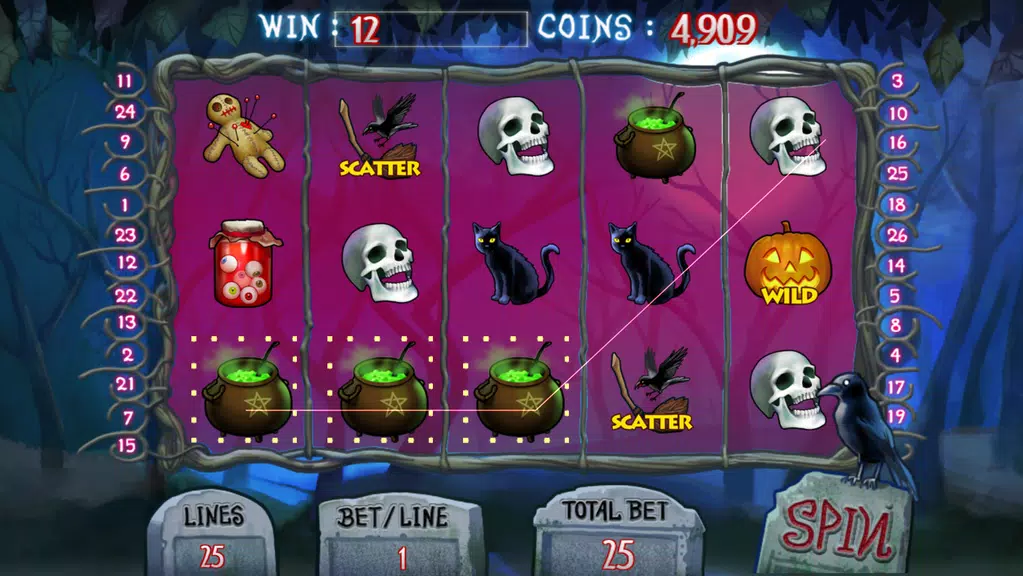 Halloween Fruit Machine Screenshot 3