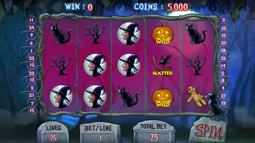 Halloween Fruit Machine Screenshot 1