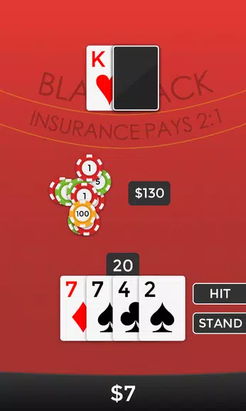 Blackjack - 21 Screenshot 1