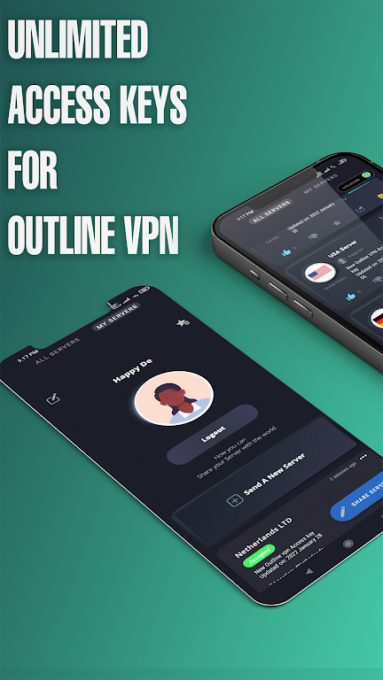 VPN Access Keys for Outline Screenshot 3