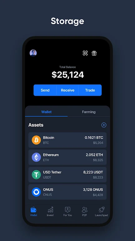 ONUS: Buy Bitcoin, PI & Crypto Screenshot 1