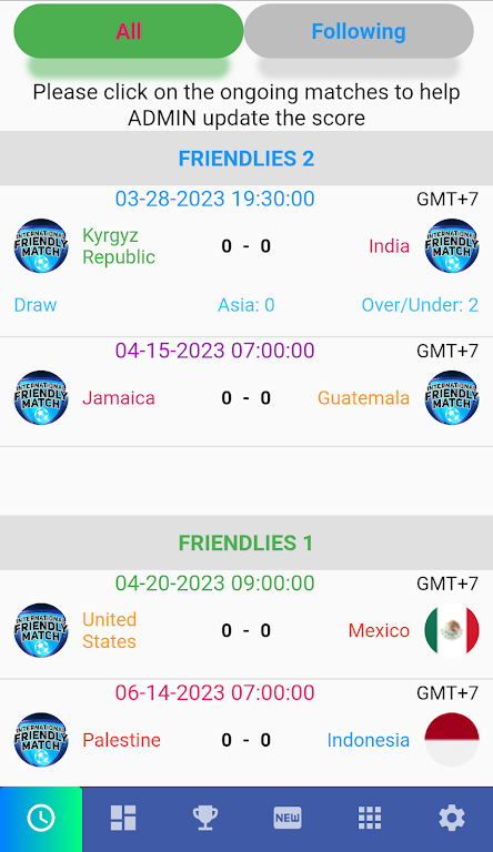 Friendly Matches 2024 Screenshot 1