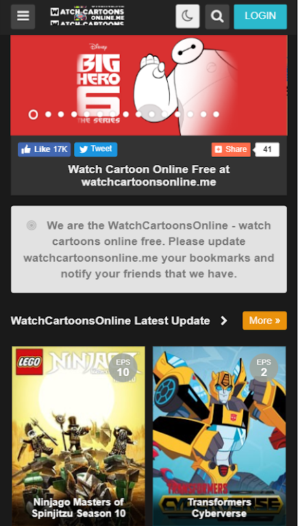 Watch Cartoons Online Screenshot 1