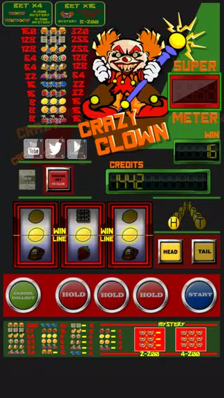 slot machine crazy clown Screenshot 4