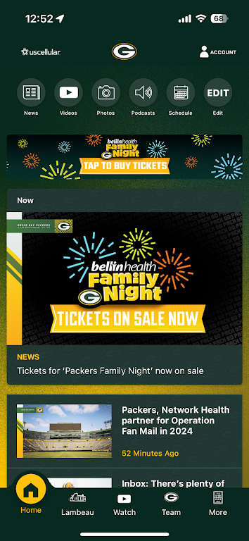 Green Bay Packers Screenshot 1