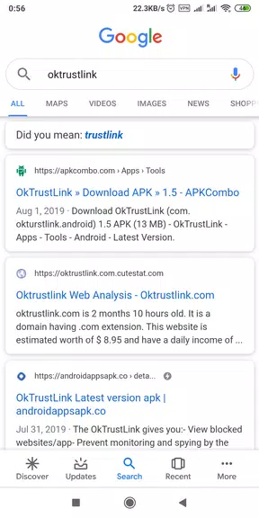 OkTrustLink Multi Search + VPN Screenshot 3