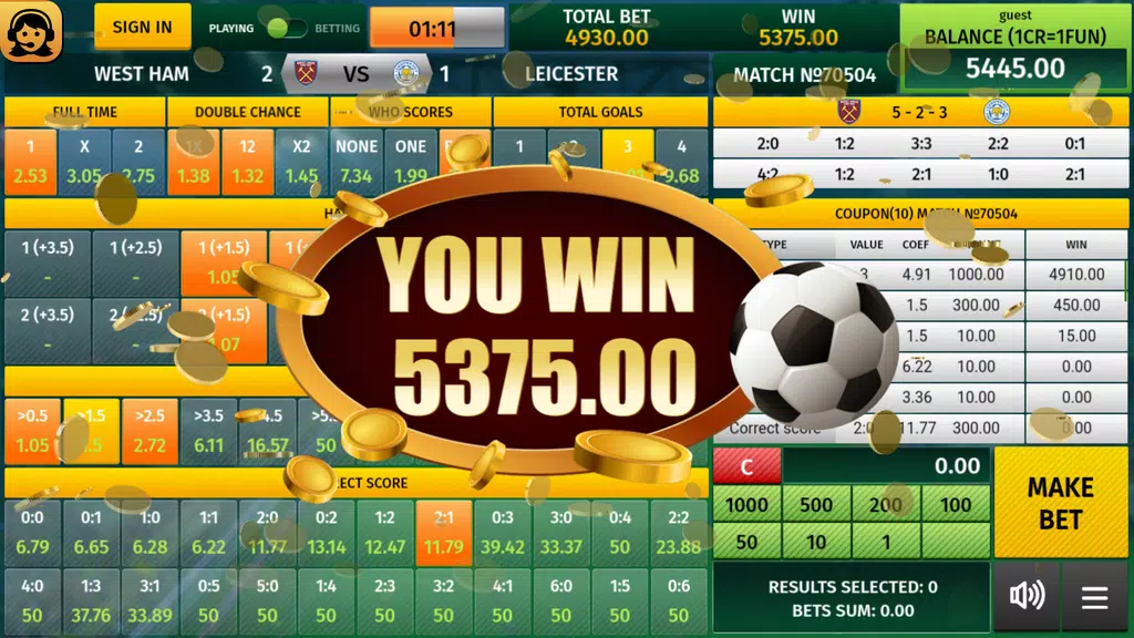 Virtual Soccer Screenshot 3