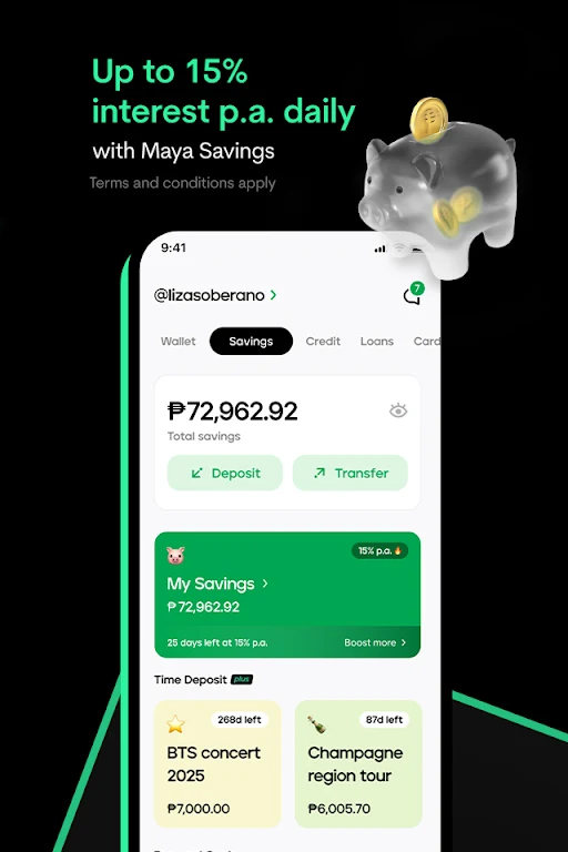 Maya – savings, loans, cards Screenshot 3