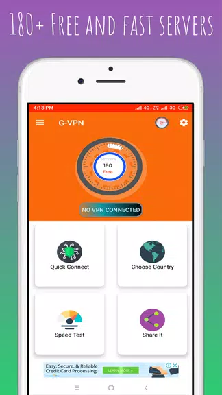 G-VPN - Betternet Hotspot VPN & Private Browser Screenshot 1