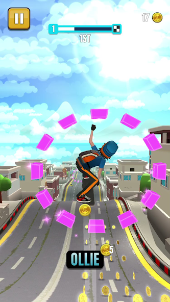 Faily Skater Street Racer Mod Screenshot 4