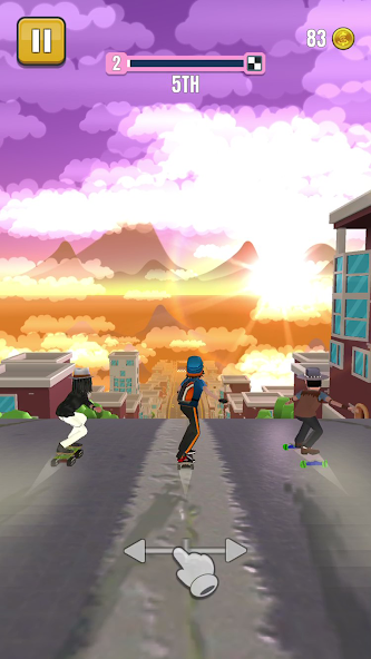 Faily Skater Street Racer Mod Screenshot 3