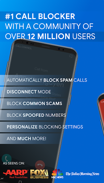 Call Control. Call Blocker Mod Screenshot 1