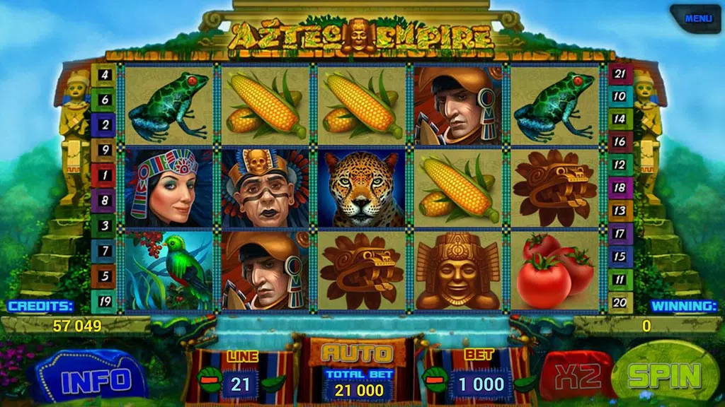 Aztec Empire - slot Screenshot 1