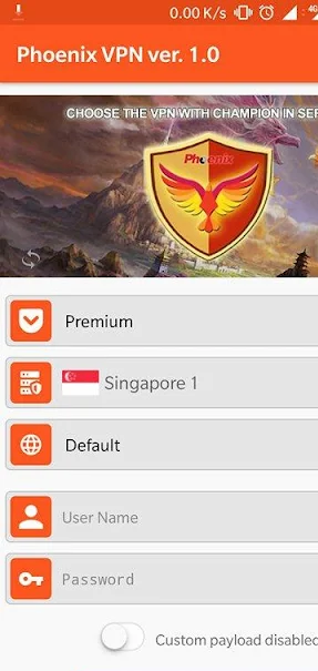 Phoenix VPN (HTTP APP) Screenshot 2