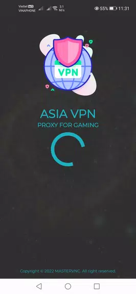 Asia VPN - Proxy for Gaming Screenshot 1