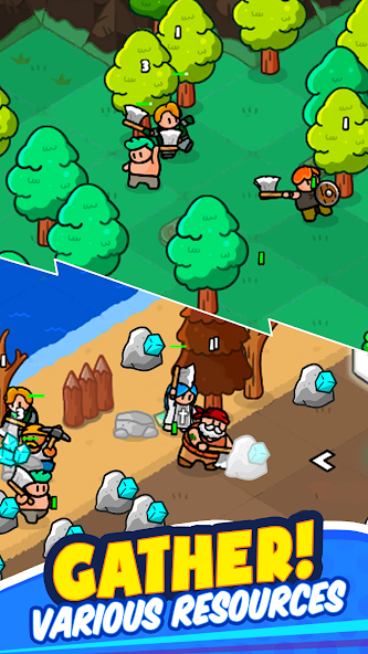 Rumble Heroes - Adventure RPG Mod Screenshot 1