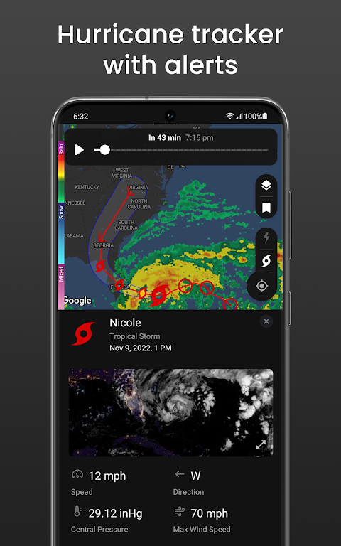 Clime: NOAA Weather Radar Live Screenshot 2