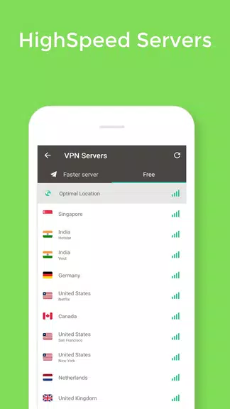 INDIA VPN -  Free VPN Proxy & Wi-Fi Security Screenshot 2