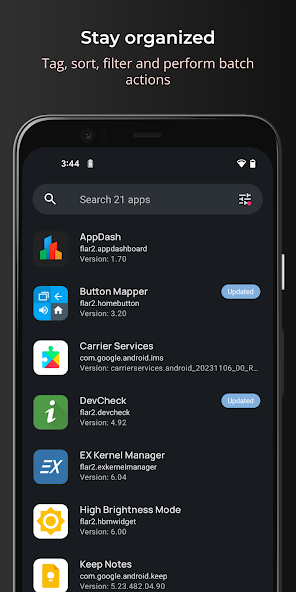 AppDash: App Manager & Backup Mod Screenshot 2