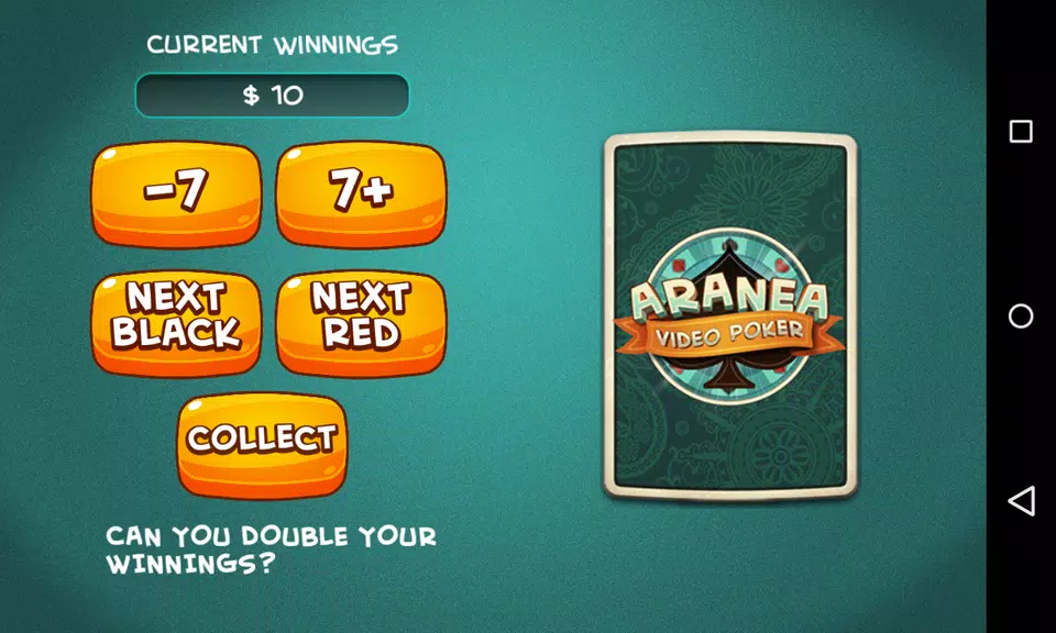 Video Poker - Aranea Screenshot 1