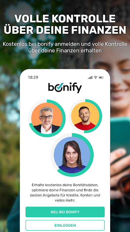 bonify Bonitätsmanager Screenshot 1