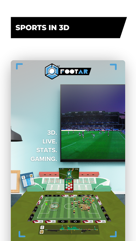 FootAR - Euro 24 in 3D & xGoal Screenshot 1