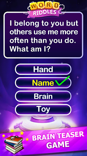 Word Riddles - Free Offline Word Games Brain Test Screenshot 1