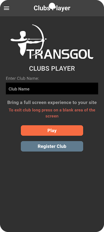 Clubs Player Screenshot 1