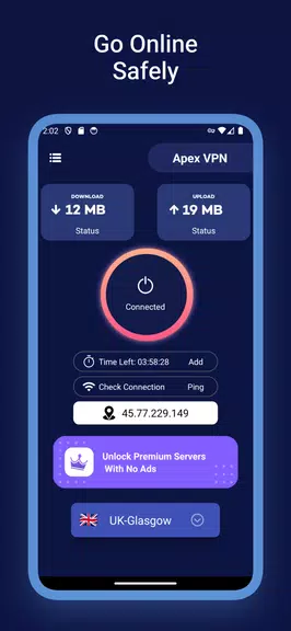 Apex VPN - Unlimited Speed VPN Screenshot 2