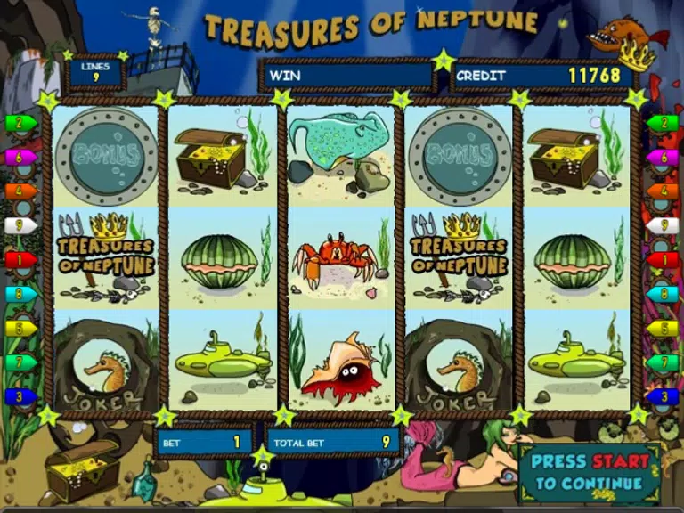 Treasures of Neptune Screenshot 1