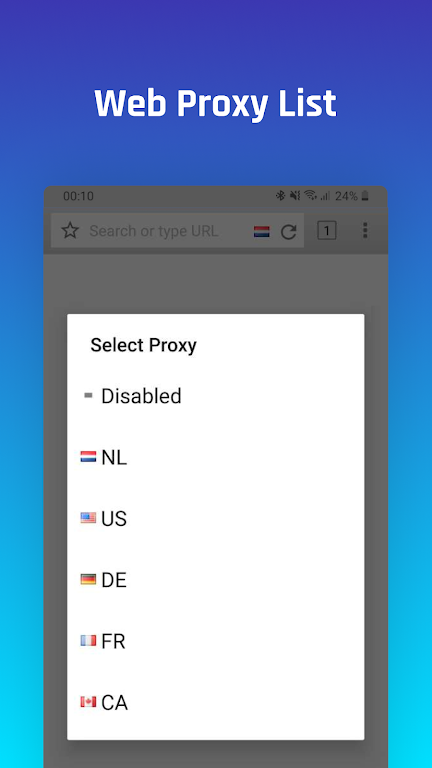 Unblock Site VPN Proxy Browser Mod Screenshot 3