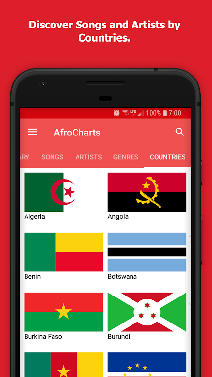 AfroCharts: 100% African Music Screenshot 4