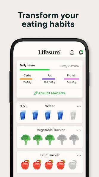 Lifesum Food Tracker & Fasting Mod Screenshot 4