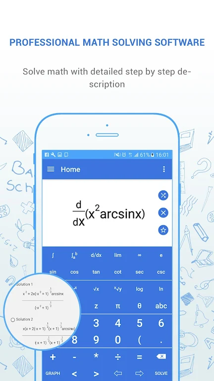 Step By Step Math Problem Solver & Graph Solver Screenshot 1