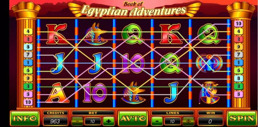 Egyptian Book Casino Screenshot 3