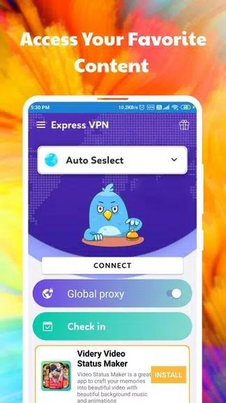 Express VPN - Super VPN with Flash vpn connection Screenshot 1