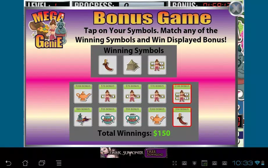 Mega Genie Slot Machine Screenshot 3