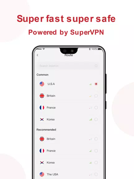 Super VPN- Free VPN Proxy Serv Screenshot 4