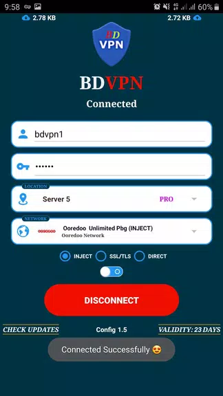 BD VPN Free Screenshot 1