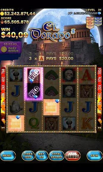 El Dorado 3 slot machine Screenshot 1