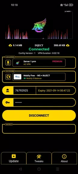 AC VPN Free Unlimited Internet Screenshot 3