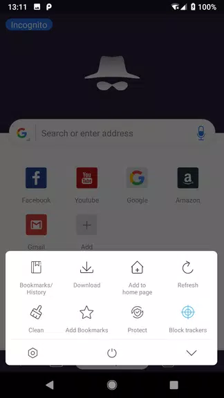 Private Browser - Incognito Window with VPN Screenshot 2