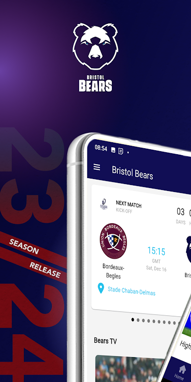 Bristol Bears Rugby Screenshot 1