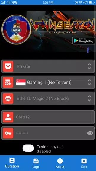 VPN ng Bayan Screenshot 1