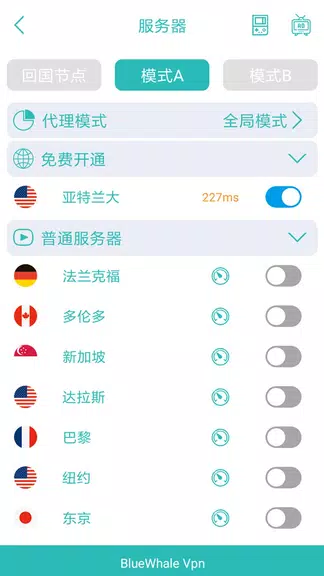 BlueWhale VPN Screenshot 4